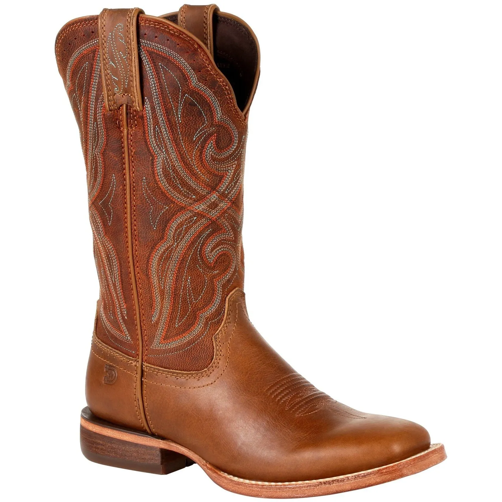 Durango Women's Arena Pro 12" Square Toe Western Boot Chestnut DRD0380