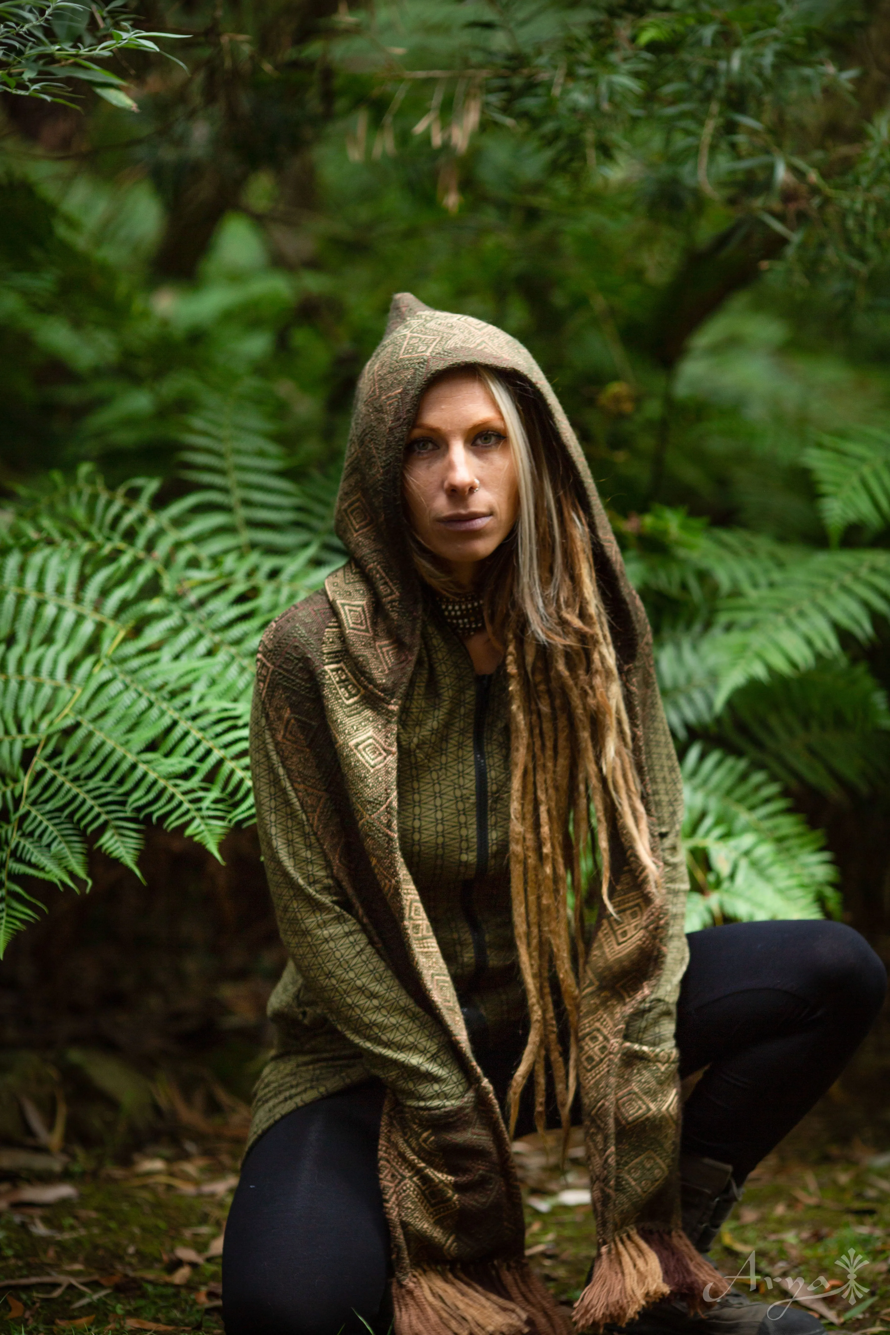 Earth Tribe Hoodie Scarf with Pockets - Wholesale