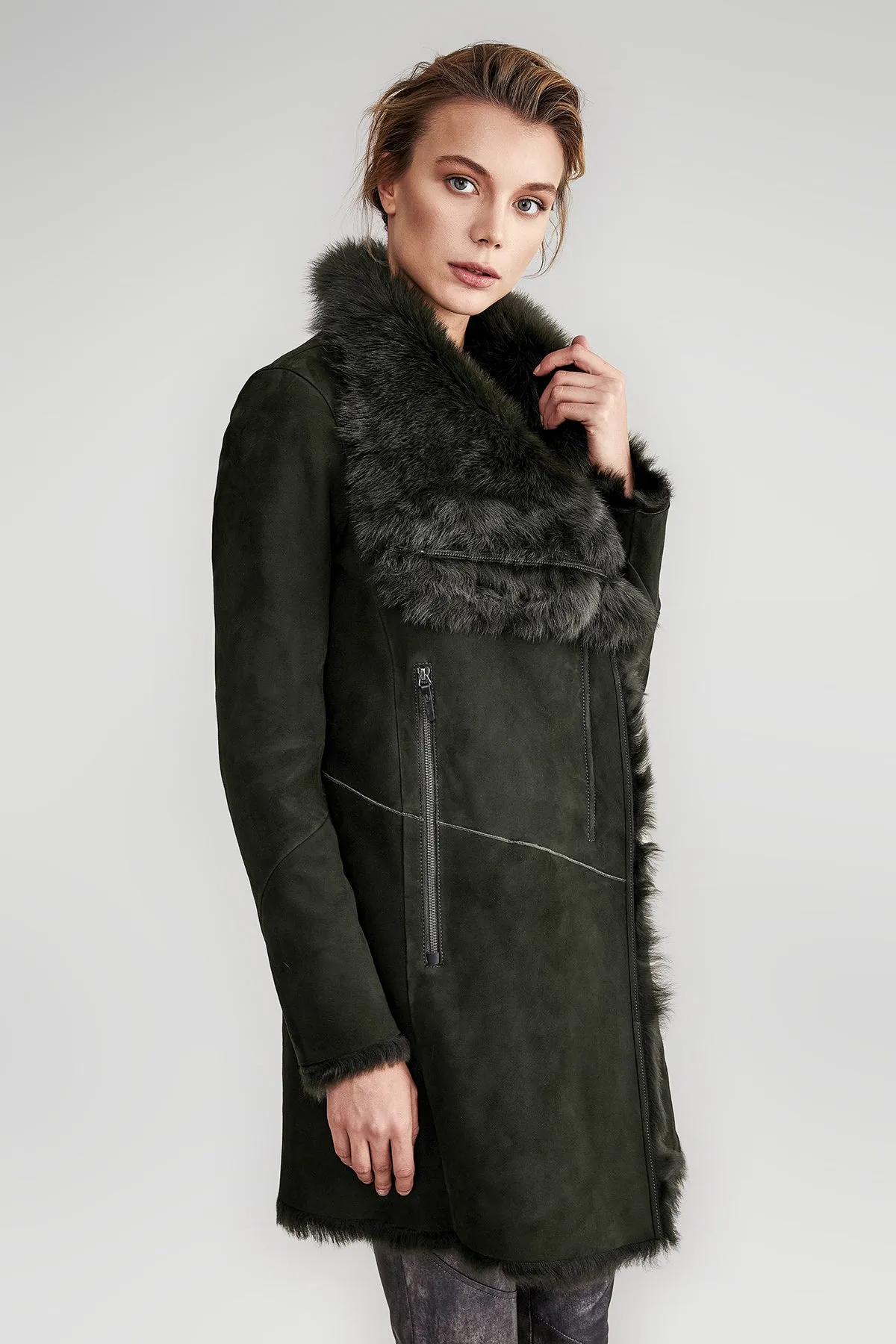 Elena - Shearling Coat