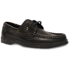 Gaby Deck Shoe - Black