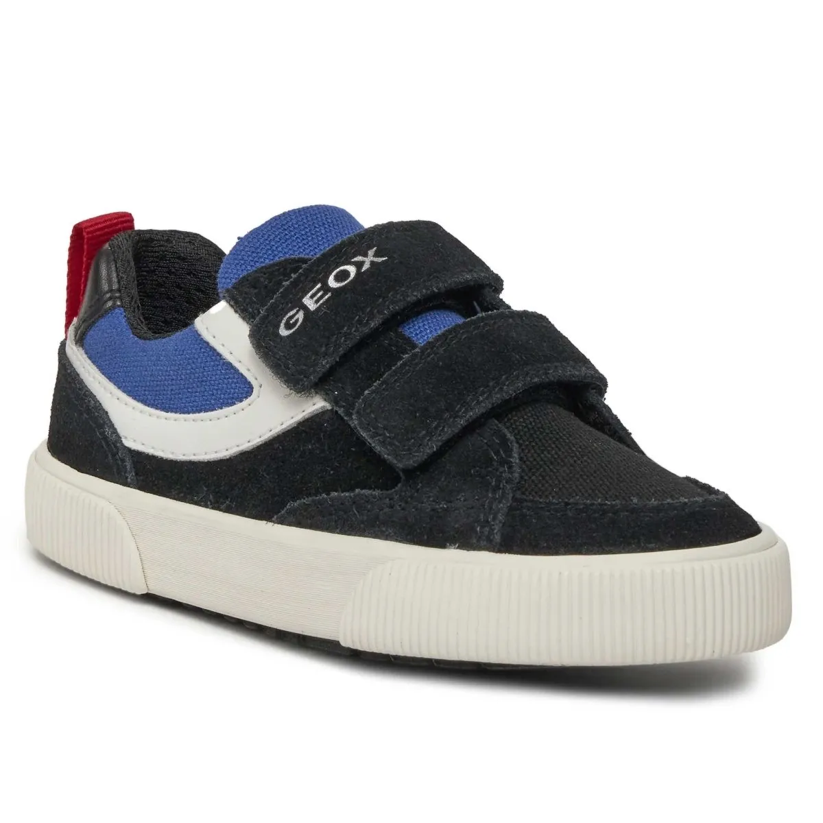 Geox Boy's Alphabeet Black/Blue Canvas (Sizes 28-33)