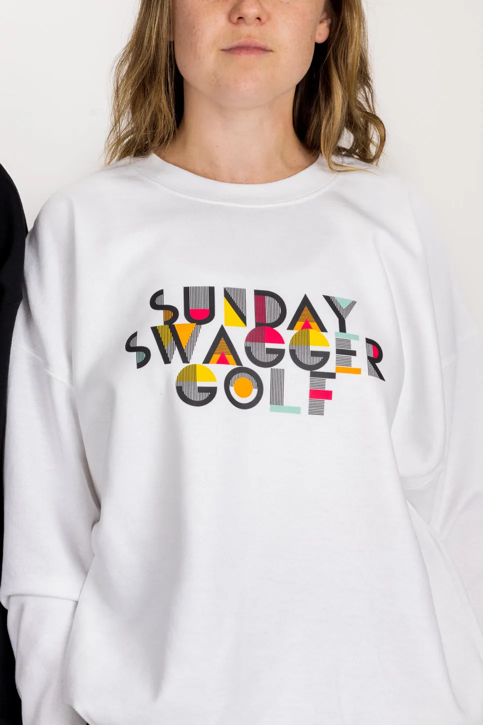 Golf Crewneck - White