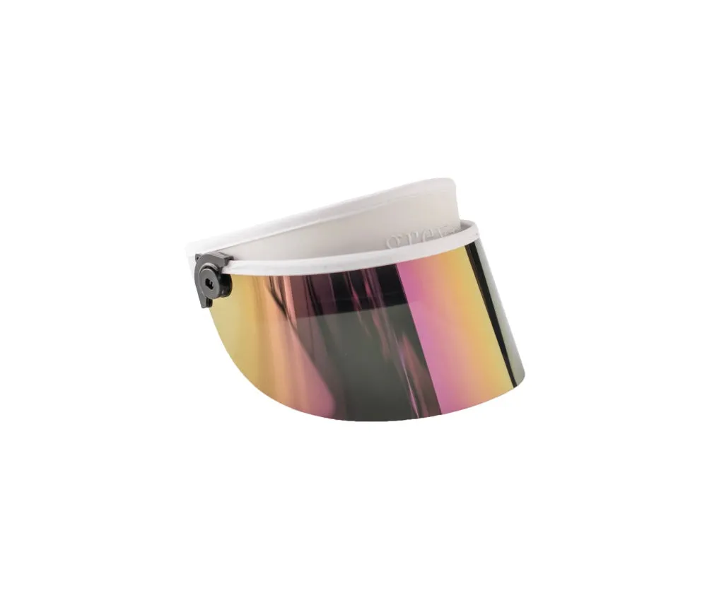 Grey  UV Protect Sun Visor White (Half Metallic Pink)