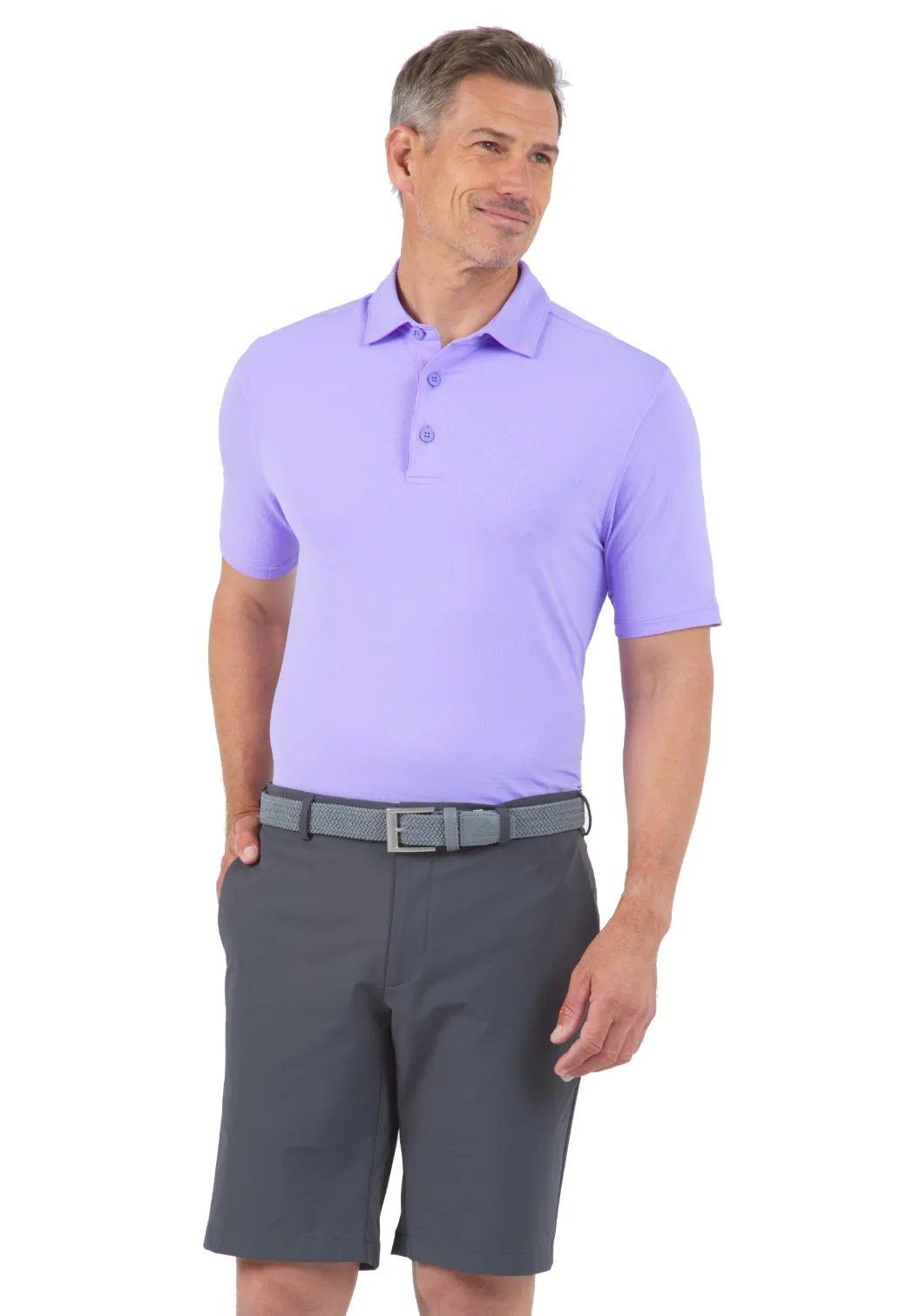 IBKUL Mens Polo Lt. Violet