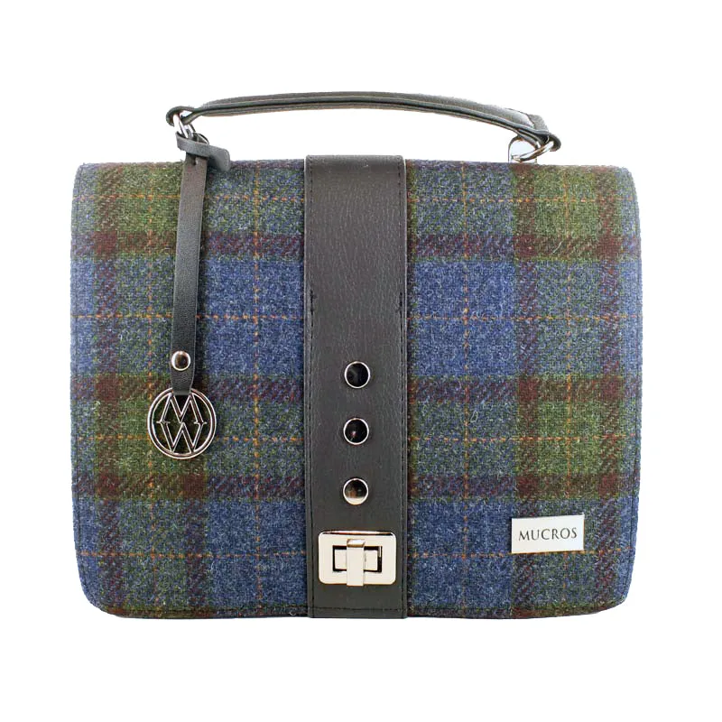 Irish Tweed and Leather Fiona Clutch Bag