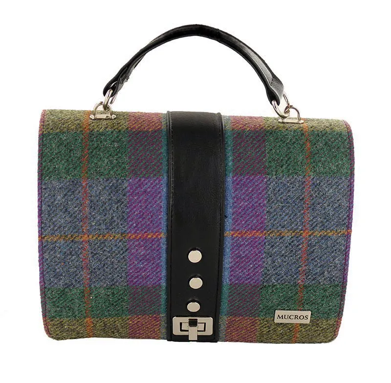 Irish Tweed and Leather Fiona Clutch Bag