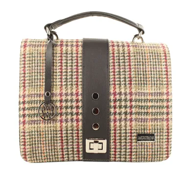 Irish Tweed and Leather Fiona Clutch Bag