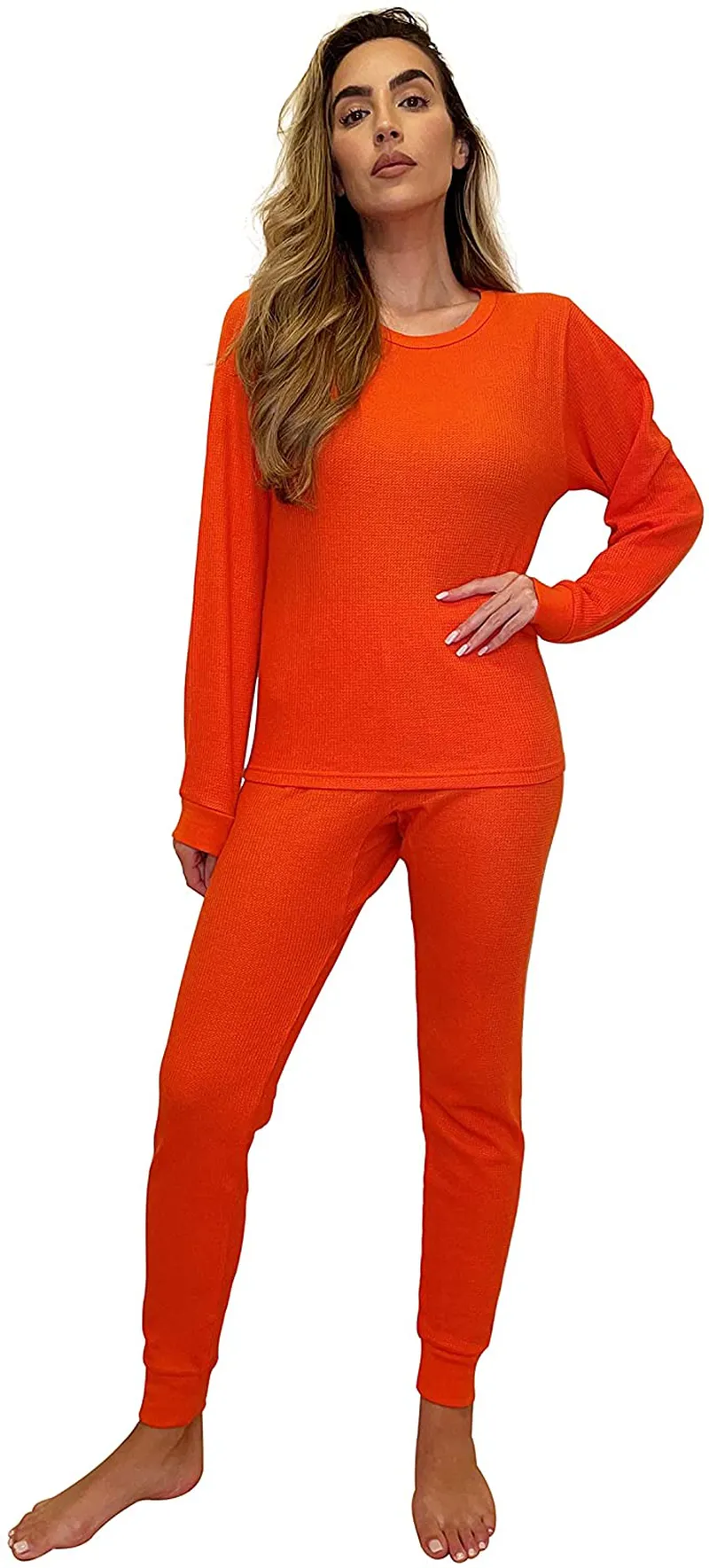 Just Love Women's Thermal Underwear Pajamas Set