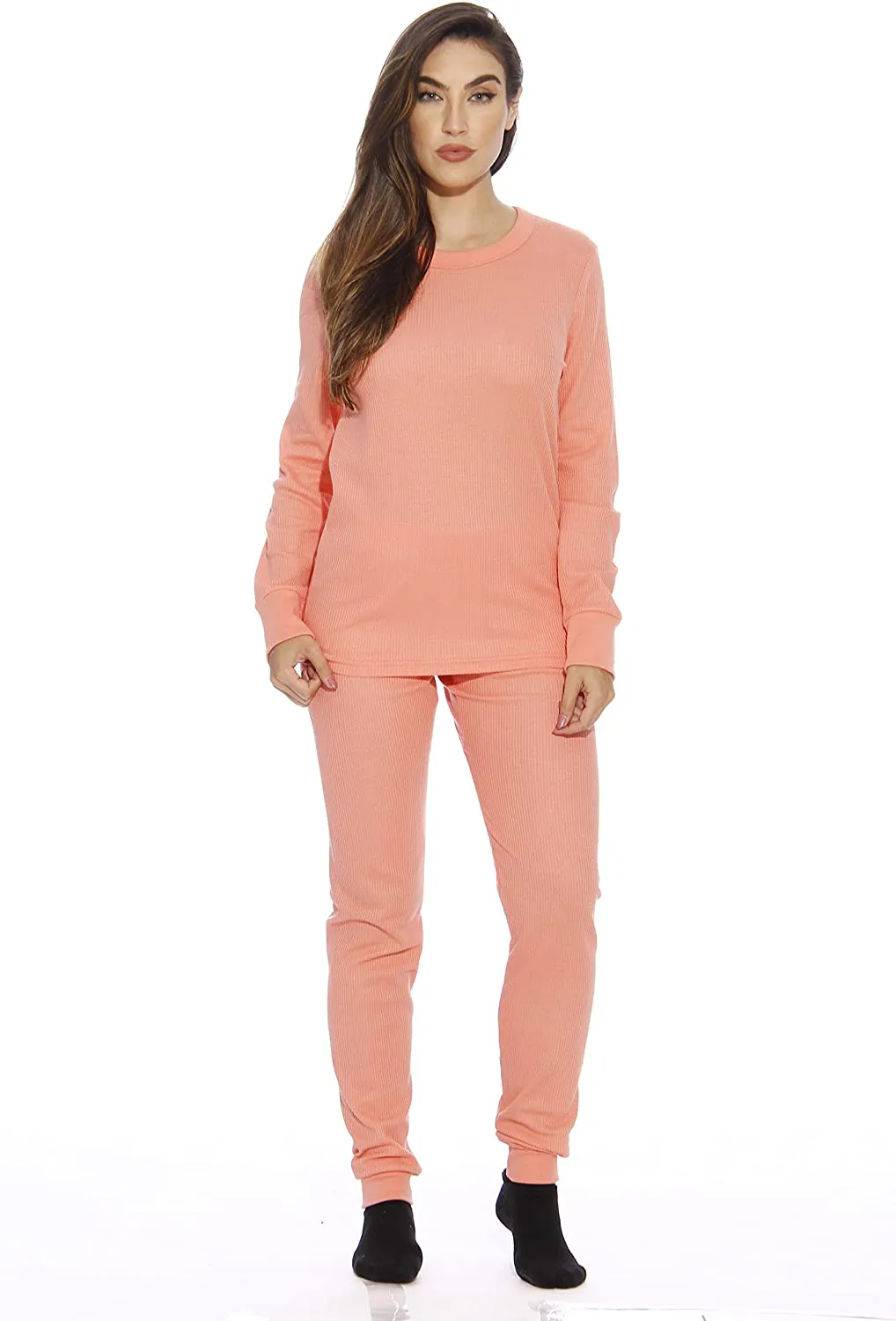 Just Love Women's Thermal Underwear Pajamas Set