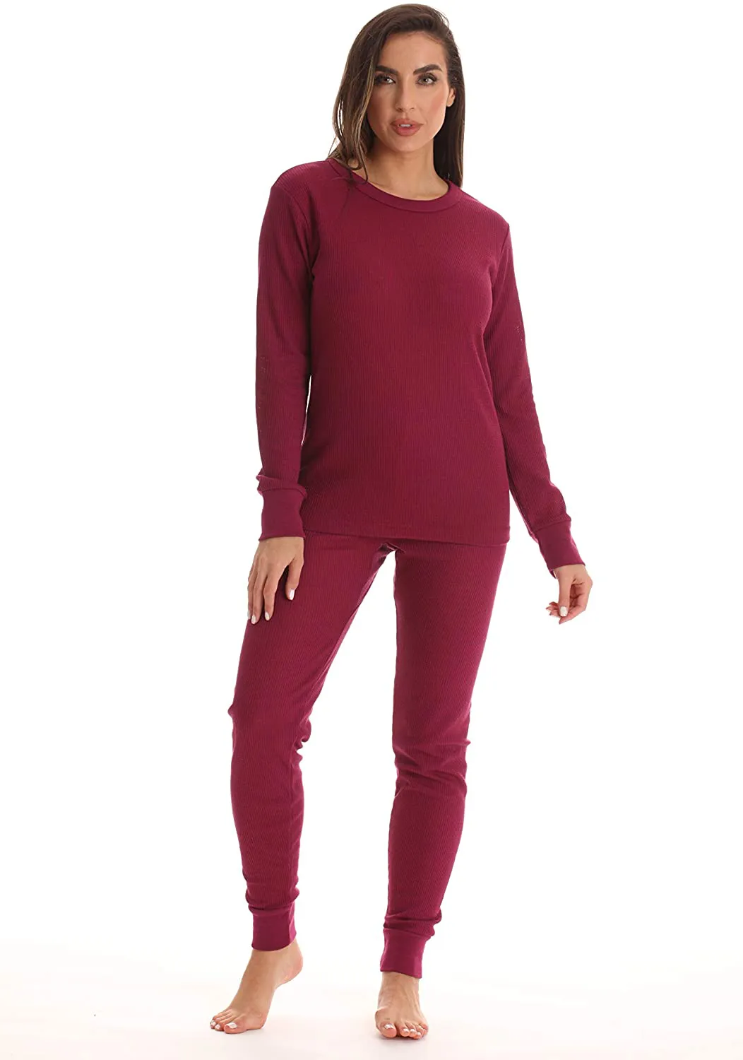 Just Love Women's Thermal Underwear Pajamas Set