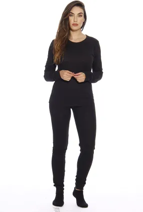 Just Love Women's Thermal Underwear Pajamas Set