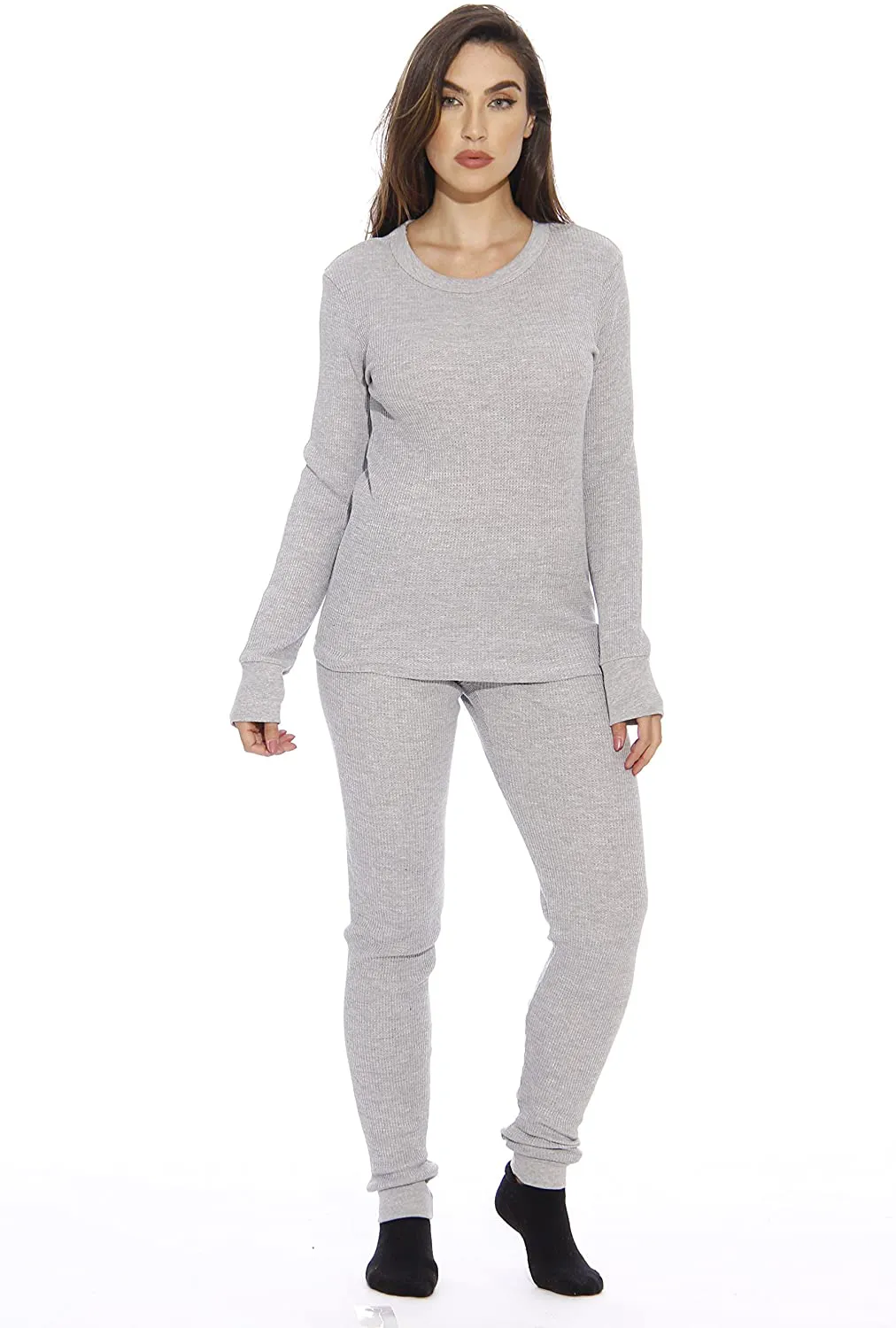 Just Love Women's Thermal Underwear Pajamas Set