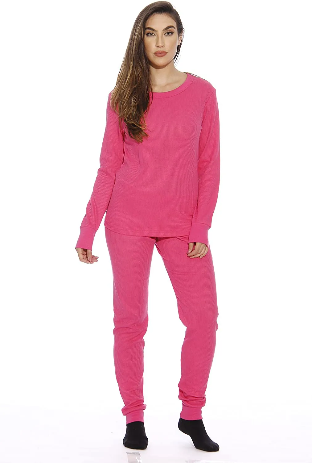 Just Love Women's Thermal Underwear Pajamas Set