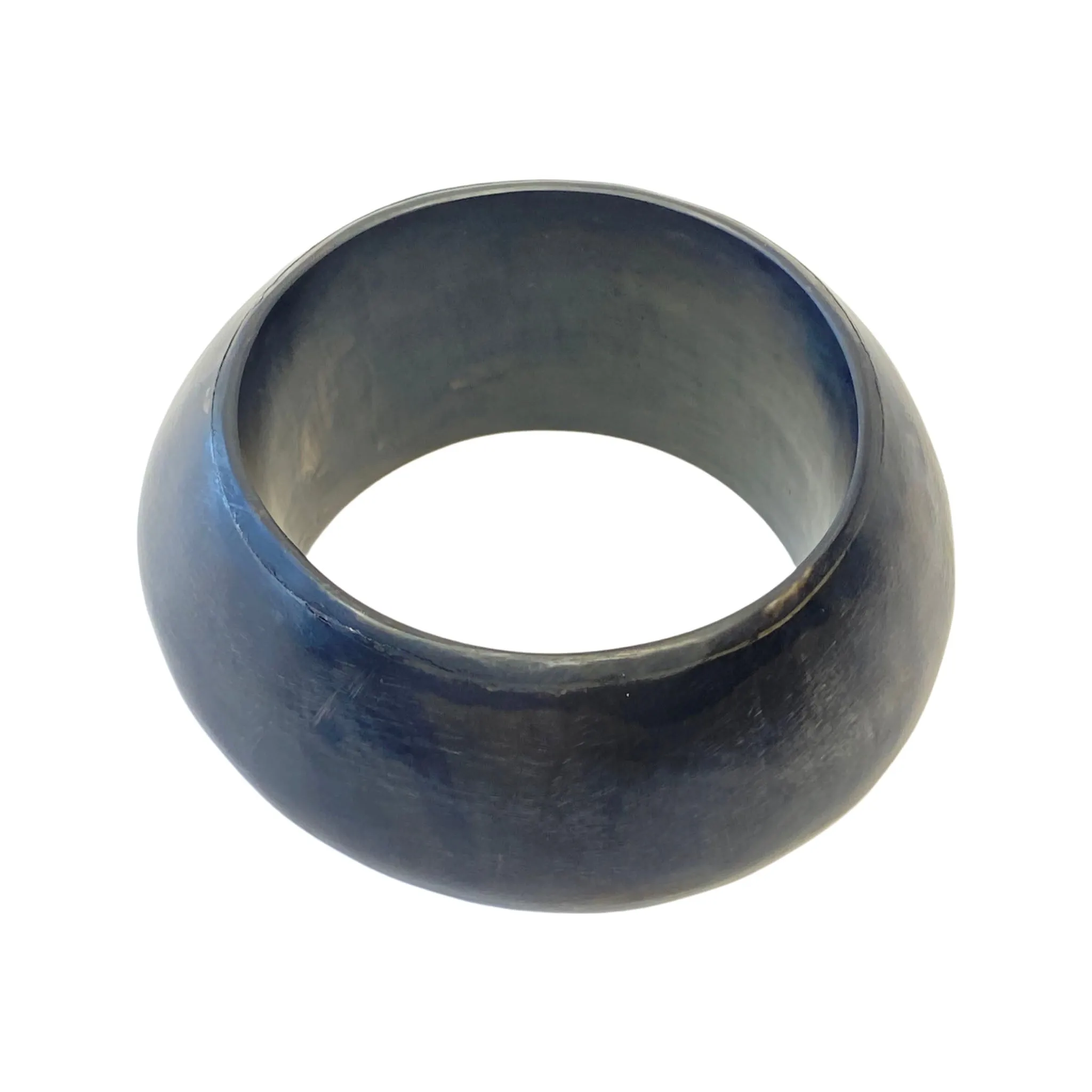 Matte Black 3 D Bangle