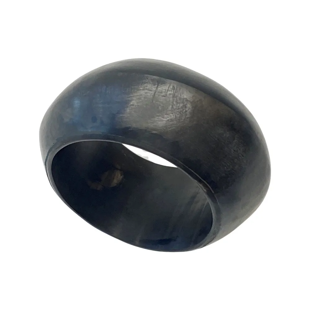 Matte Black 3 D Bangle