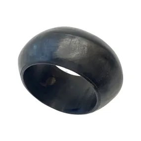 Matte Black 3 D Bangle