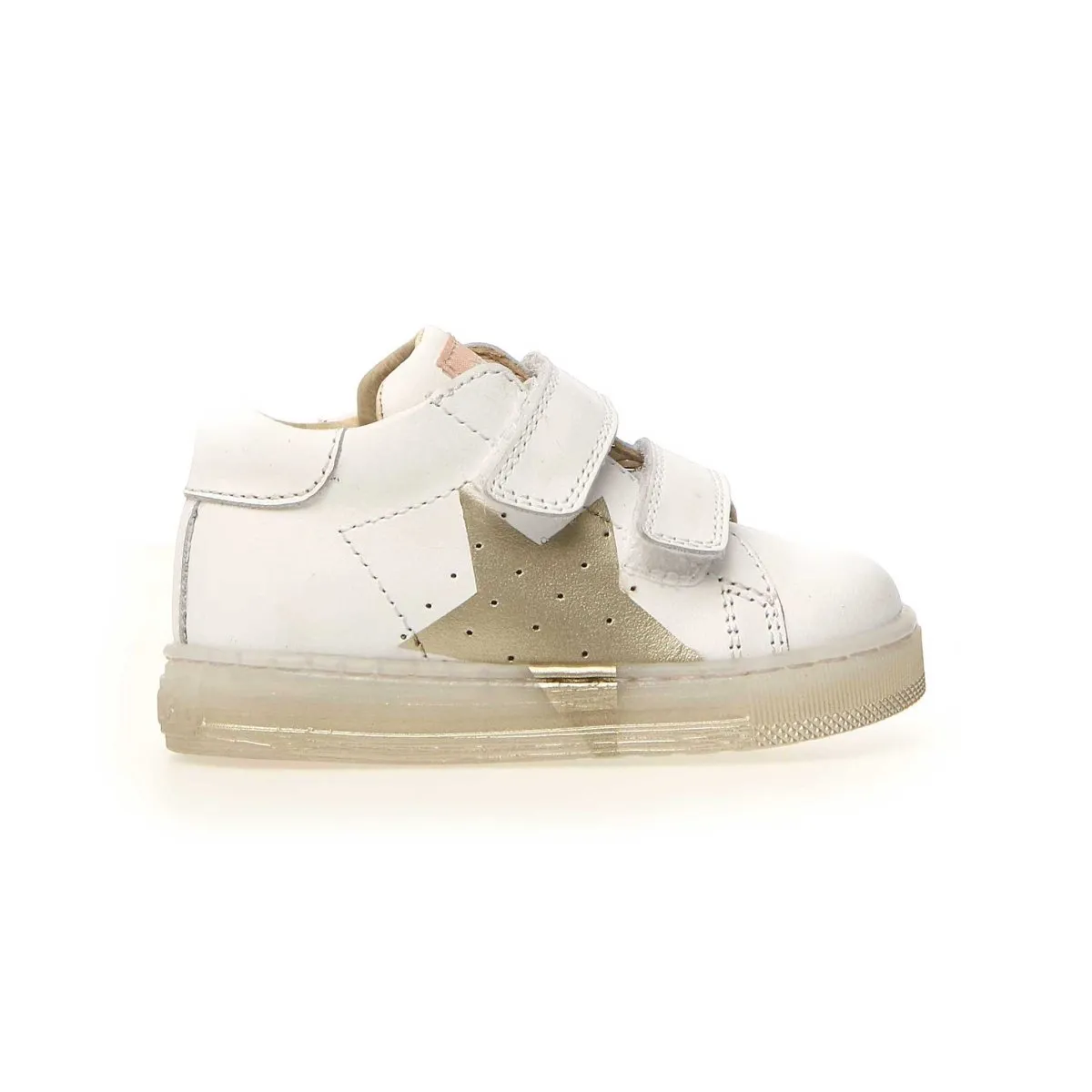 Naturino Toddler's (Sizes 22-26) Falcotto Venus White/Platinum Star