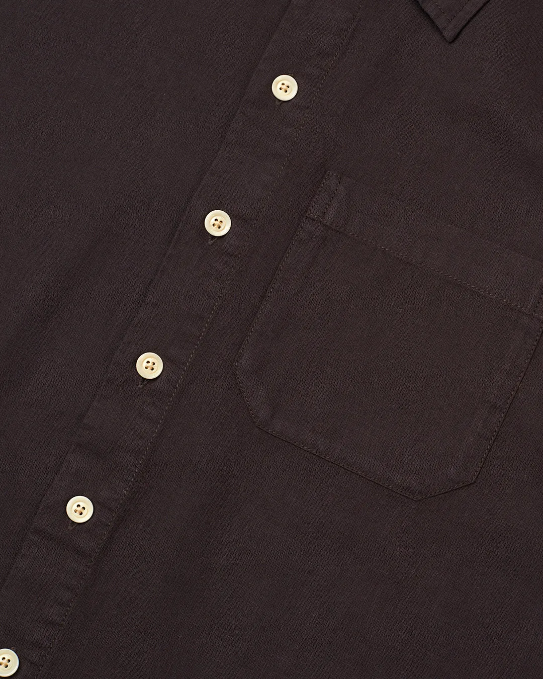 ONNIE SHORT SLEEVE SHIRT - CHOCOLATE PLUM