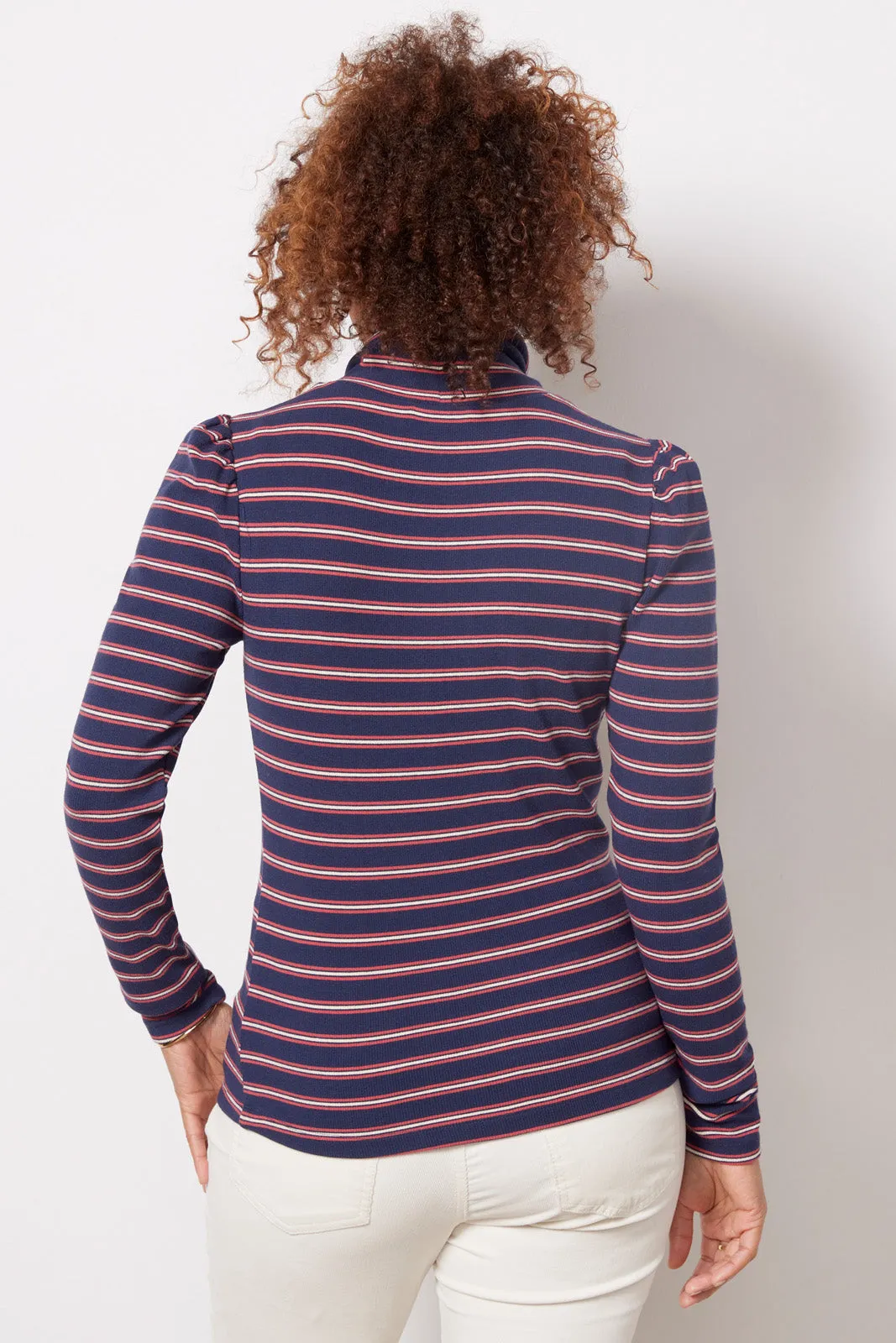 Quincy Stripe Ribbed Top