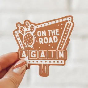 Retro Roadtrip Vinyl Sticker