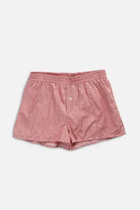 Rework Oxford Mini Boxer Shorts - M