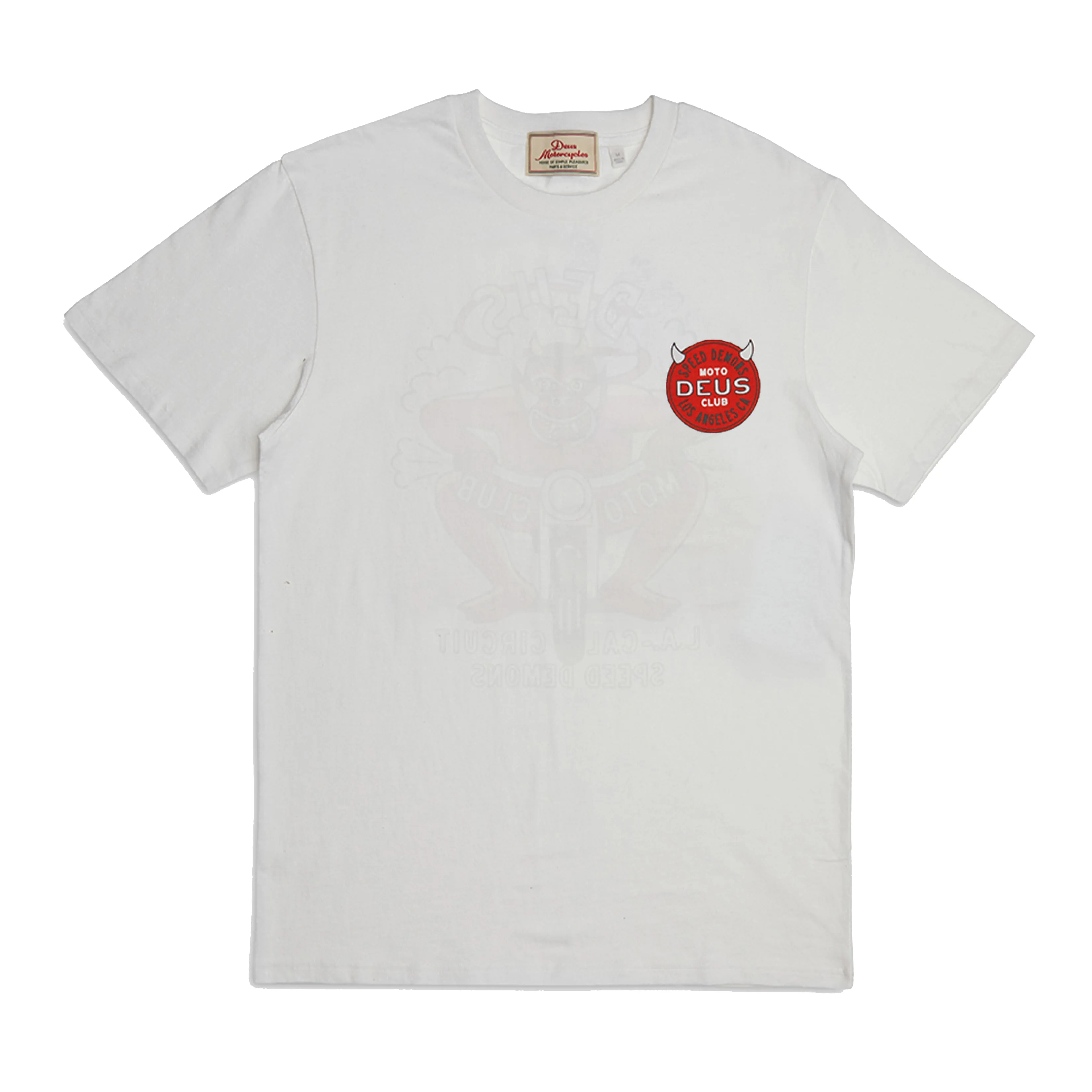 RIDING HOT TEE - VINTAGE WHITE