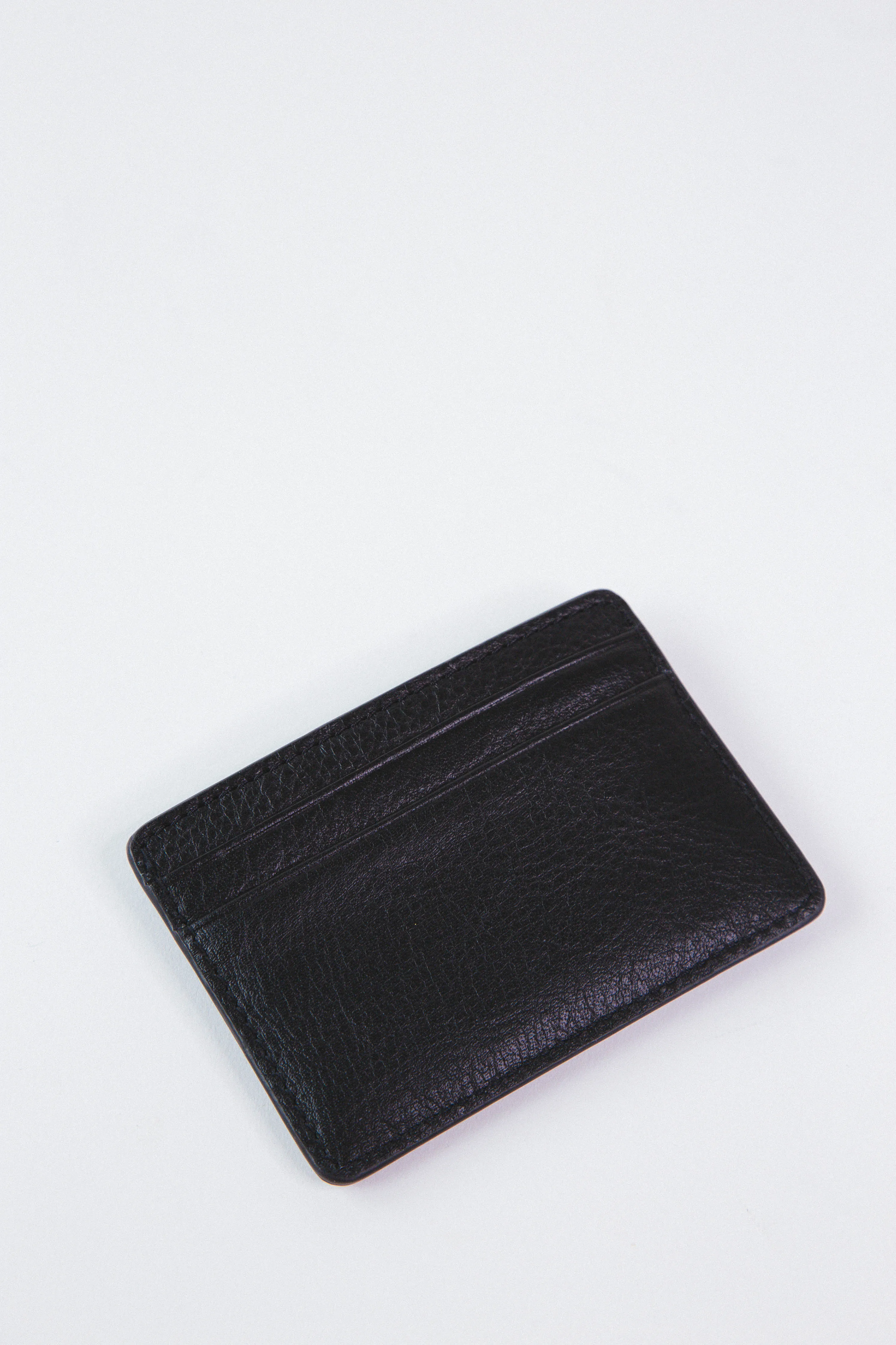 Steven Studded Card Case, Black | FOSSIL