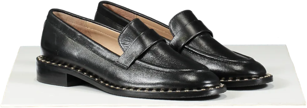 Stuart Weitzman Black Palmer Loafer UK 3 EU 36 👠