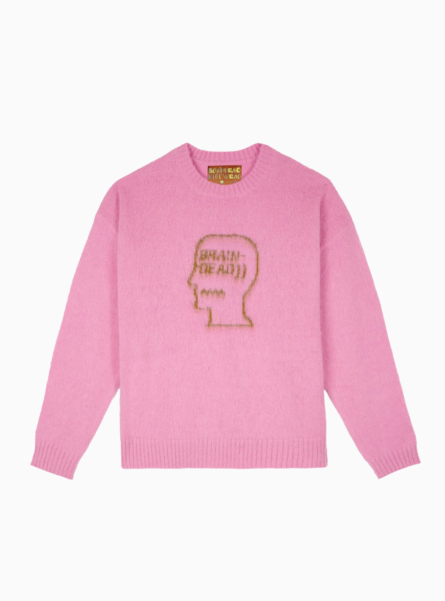 Superfuzz Logohead Sweater Fuchsia