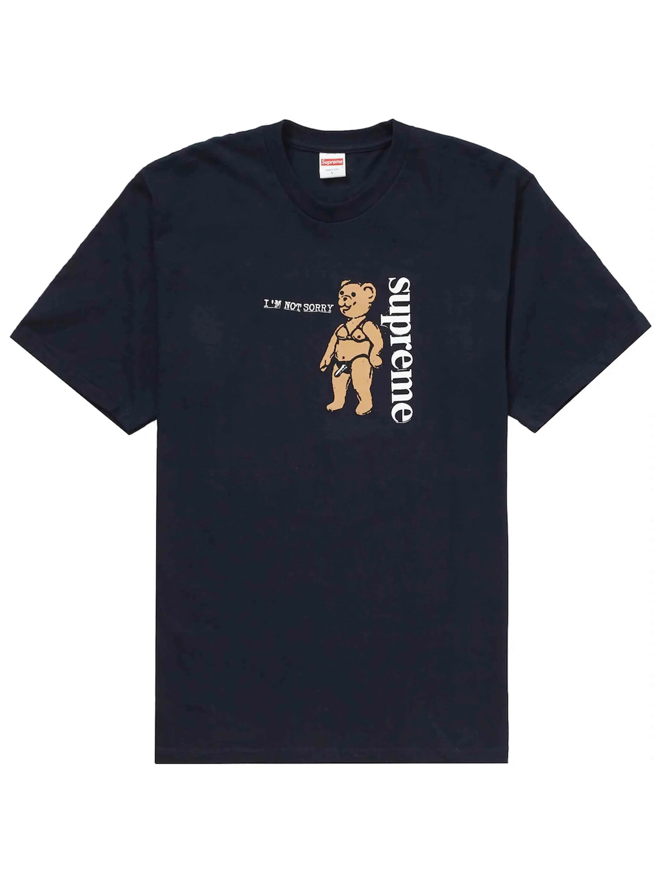 Supreme Not Sorry Tee Navy (SS21)