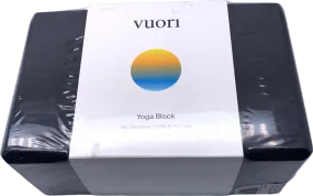 Vuori Black Yoga Block One Size