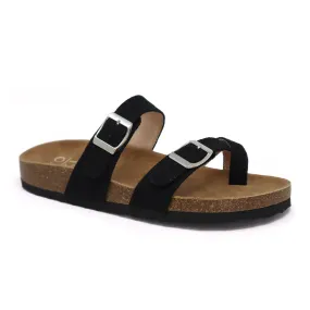 Yoki Canvas Buckle Beach Sandals